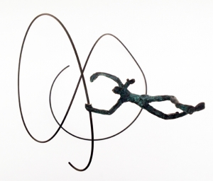 Escultura en bronce. Desde arriba. Marta Darder 2015.
