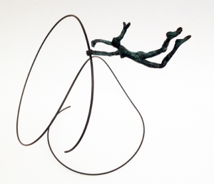 Escultura en bronce. Perfil. Marta Darder 2015. 