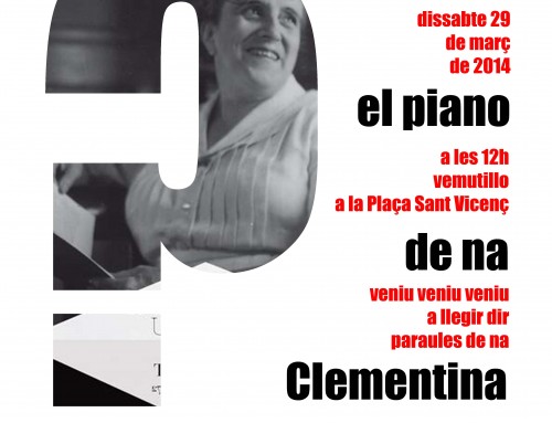 On és el piano de na Clementina | Sarrià -2014