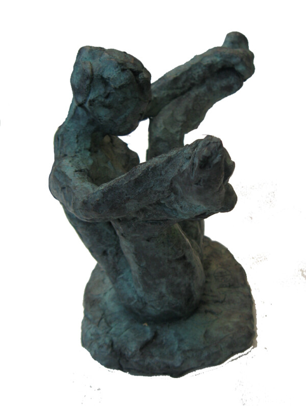 Escultura Ballarina bailarina hecha de bronce pieza unica marta darder lisson