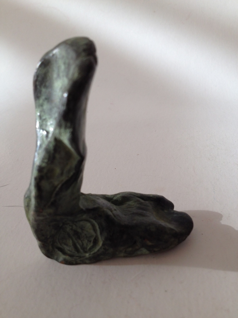 escultura bronce talon de aquiles de marta darder2